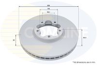 COMLINE ADC5069V - Disco de freno - Comline