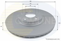 COMLINE ADC2804V - Disco de freno - COATED