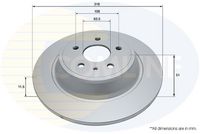 COMLINE ADC1275 - Disco de freno - COATED