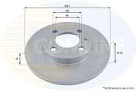 COMLINE ADC1402 - Disco de freno - Comline