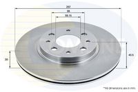 COMLINE ADC1803V - Disco de freno - Comline