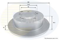 COMLINE ADC0371 - Disco de freno - Comline