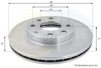 COMLINE ADC1008V - Disco de freno - Comline