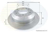 COMLINE ADC1086 - Disco de freno - Comline