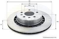COMLINE ADC1161V - Disco de freno - Comline