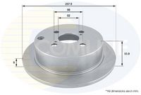 COMLINE ADC01115 - Disco de freno - Comline