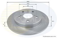COMLINE ADC0930 - Disco de freno - Comline