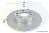 COMLINE ADC1116 - Disco de freno - Comline