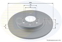 COMLINE ADC0570 - Disco de freno - Comline