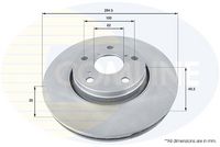 COMLINE ADC01150V - Disco de freno - Comline