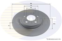 COMLINE ADC4052 - Disco de freno - Comline