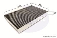 COMLINE EKF271A - Filtro, aire habitáculo