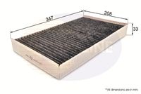 COMLINE EKF279A - Filtro, aire habitáculo