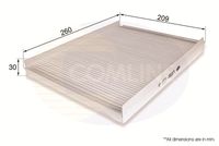 COMLINE EKF329 - Filtro, aire habitáculo