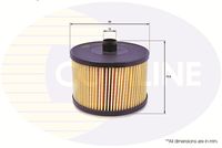 COMLINE EFF132 - Filtro combustible