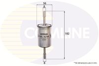 COMLINE EFF028 - Filtro combustible