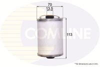 COMLINE EFF102 - Filtro combustible