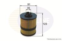 COMLINE EOF248 - Filtro de aceite