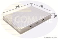 COMLINE EKF400 - Filtro, aire habitáculo