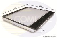 COMLINE EKF315 - Filtro, aire habitáculo