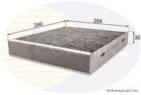 COMLINE EKF295A - Filtro, aire habitáculo