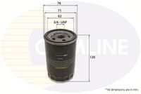 COMLINE EOF036 - Filtro de aceite
