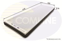 COMLINE EKF130 - Filtro, aire habitáculo