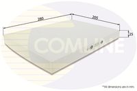 COMLINE EKF112 - Filtro, aire habitáculo
