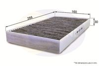 COMLINE EKF120A - Filtro, aire habitáculo