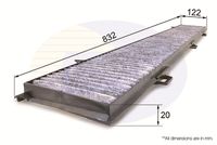 COMLINE EKF107A - Filtro, aire habitáculo