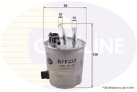 COMLINE EFF225 - Filtro combustible