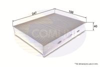 COMLINE EKF323 - Filtro, aire habitáculo