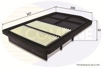 COMLINE EAF925 - Filtro de aire