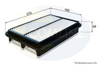 COMLINE EAF880 - Filtro de aire