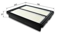 COMLINE EAF975 - Filtro de aire