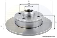 COMLINE ADC3007 - Disco de freno - Comline