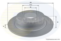 COMLINE ADC2722 - Disco de freno - Comline