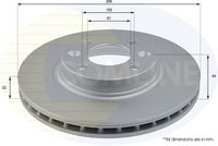 COMLINE ADC2719V - Disco de freno - Comline