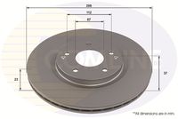 COMLINE ADC2954V - Disco de freno - Comline