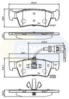 BREMBO P85163 - Juego de pastillas de freno - PRIME LINE
