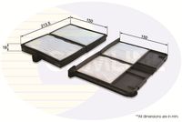 COMLINE EKF243 - Filtro, aire habitáculo