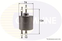 COMLINE EFF068 - Filtro combustible
