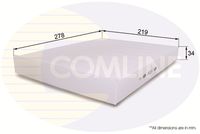 COMLINE EKF163 - Filtro, aire habitáculo