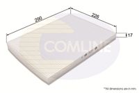 COMLINE EKF143 - Filtro, aire habitáculo