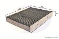 COMLINE EKF121A - Filtro, aire habitáculo