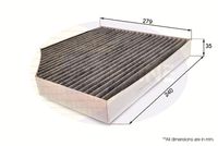 COMLINE EKF106A - Filtro, aire habitáculo