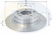 COMLINE ADC1778 - Disco de freno - Comline