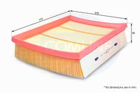 COMLINE EAF550 - Filtro de aire