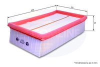 COMLINE EAF706 - Filtro de aire