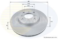COMLINE ADC0533V - Disco de freno - Comline